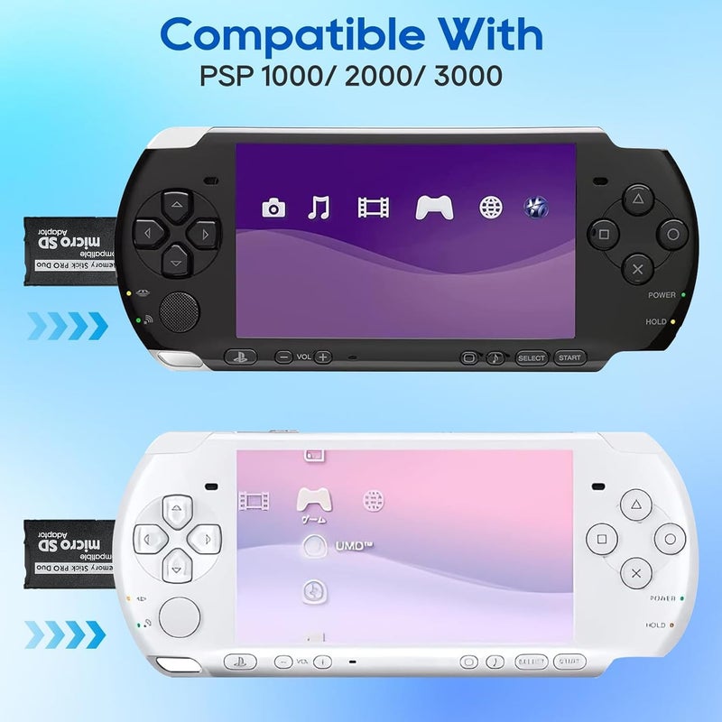 UCEC Memory Stick Pro Duo Adapter, PSP SD Card Adapter Micro SD to MS Pro Duo Card Converter, PSP Memory Stick for 1000 2000 3000, 2 Pack - Image 5